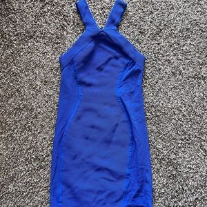 Parker blue patterned Bodycon dress
